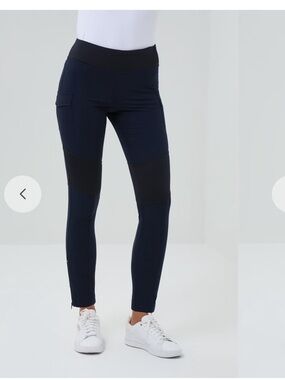 Anatomie andrea contrast Panel Stretch Leggings sz M #H1